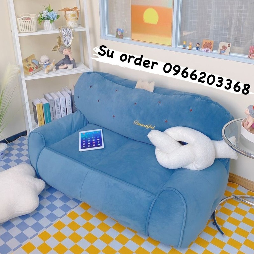 Ghế sofa lười hạt xốp mẫu mới of nhà su