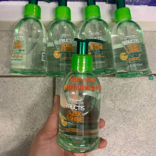 Serum Dưỡng Tóc Garnier Fructis Sleek&Shine