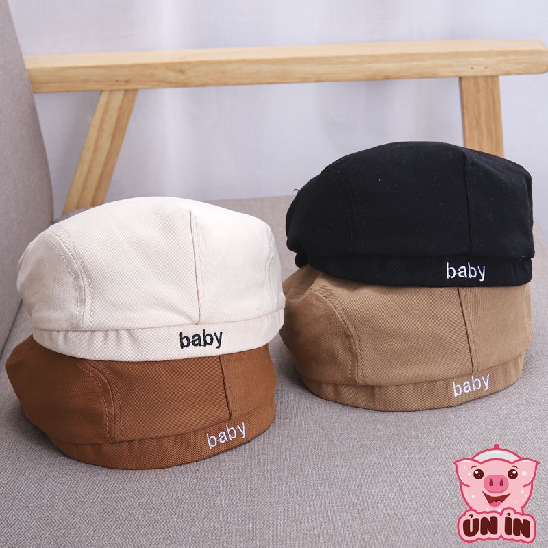 Mũ nồi bé trai bé gái, Mũ beret phong cách thời trang thu đông cho bé từ 3-5 tuổi mẫu mới nhất MN03