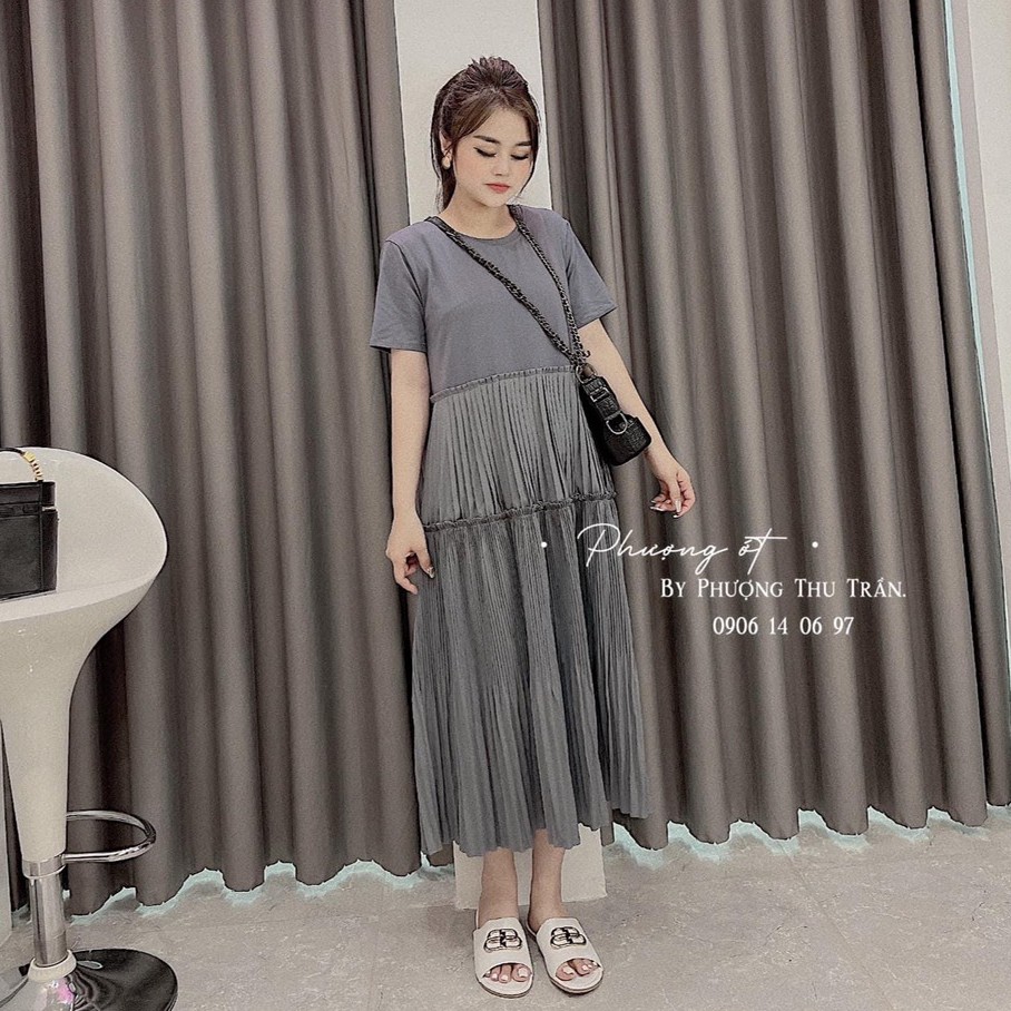 Đầm bầu váy bầu thiết kế dáng suông 40-65kg
