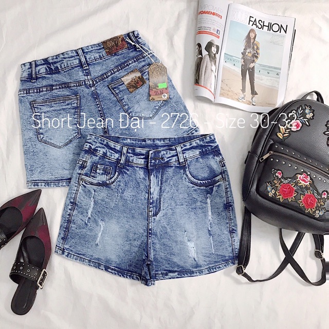 [Mã WASTMAY giảm 15% tối đa 30K đơn 150K] QUẦN SHORT JEAN BIG SIZE 2726