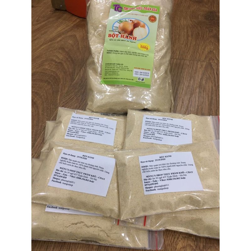 Bột hành tây nguyên chất 100g