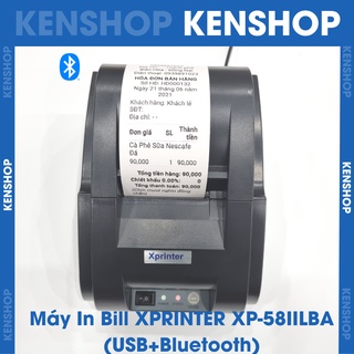Máy In Bill XPRINTER XP-58IILBA (USB + Bluetooth) (in được từ Điện Thoại)