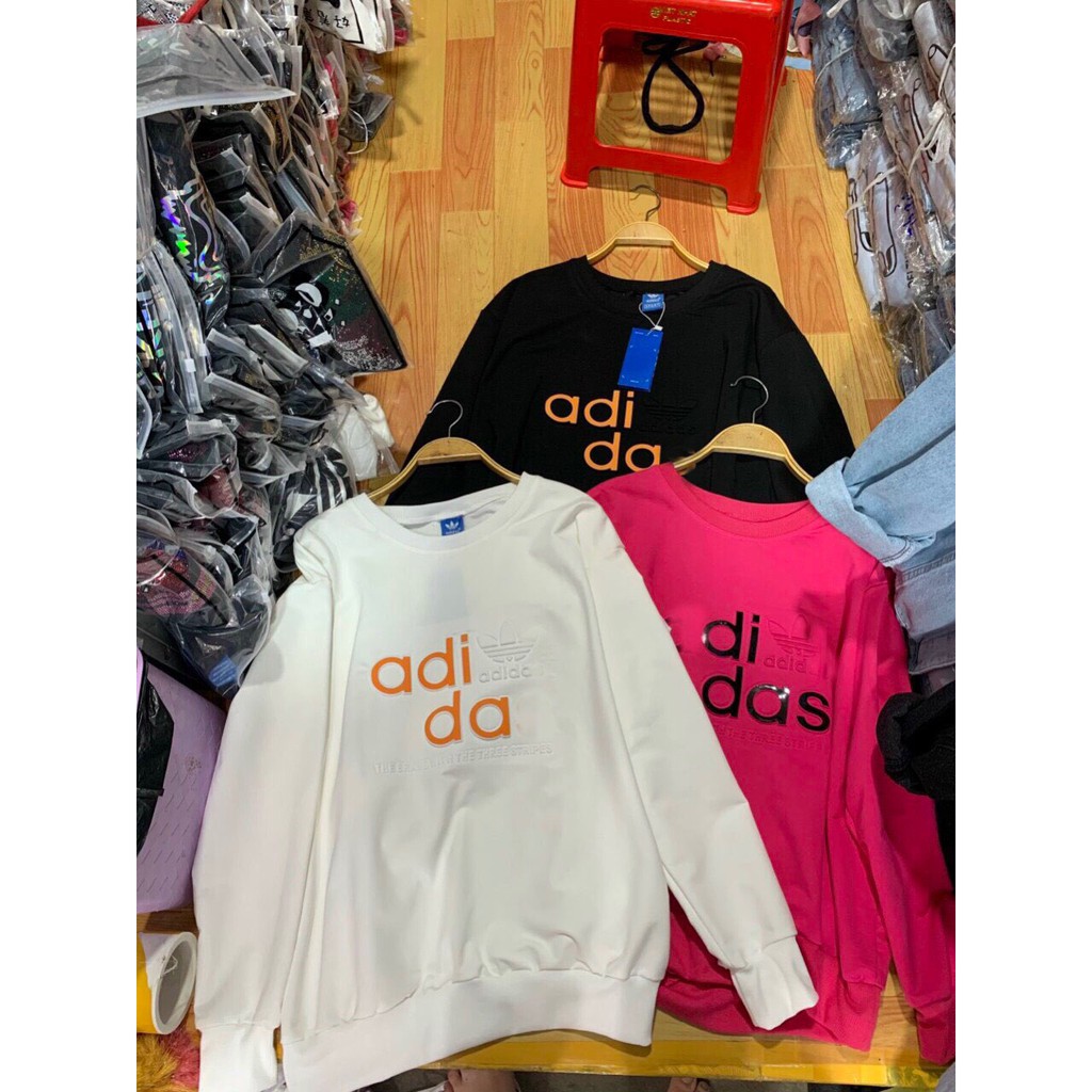 Áo sweater nỉ dày tay thun dài tay đôi nhóm form rộng style | BigBuy360 - bigbuy360.vn