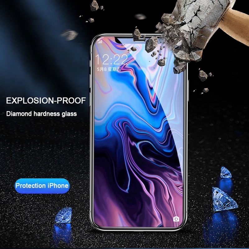 TBTIC Kính Cường Lực hd Chống Ánh Sáng Xanh Cho iphone 15 14 13 12 11 pro max mini xr x xs max se 2020 8 7 6s 6 plus