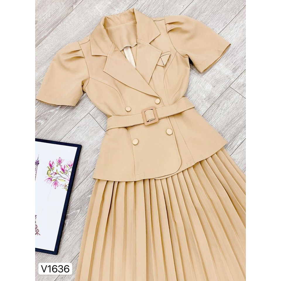 Váy liền thân chân ly V1636 ĐEP HP Fashion