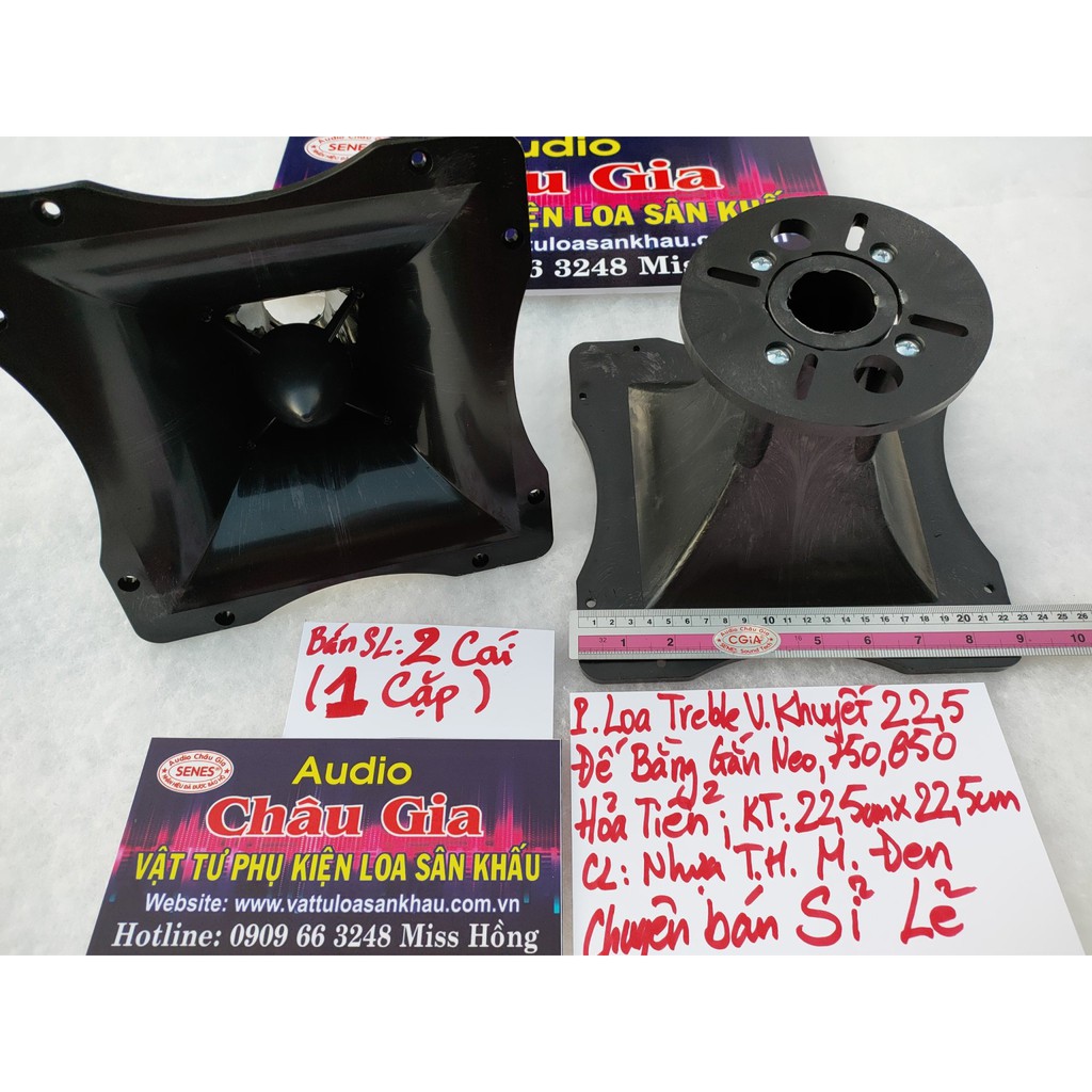 Phễu loa treble 22cm hỏa tiễn gắn treble 750- 2 cái Audio châu Gia