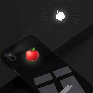 Logo táo dạ quang phát sáng