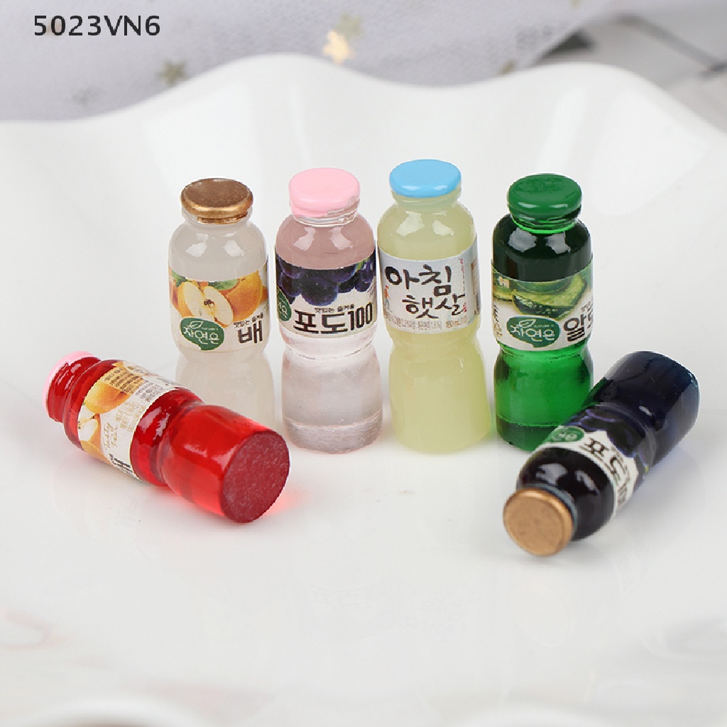 Bộ 5 Bình Nước mini Tỉ Lệ 1: 12 Trang Trí Nhà Búp Bê