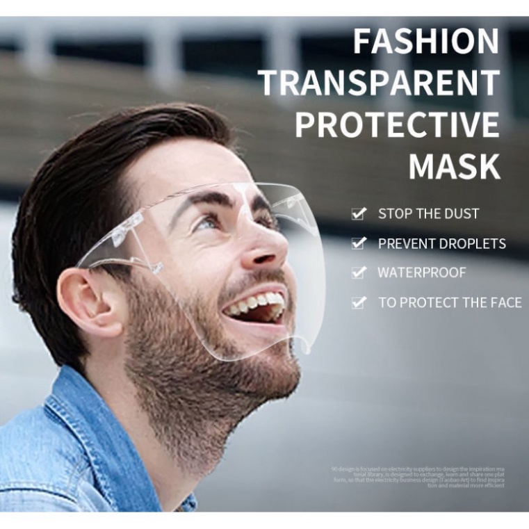 [Chính hãng] Kính Chống Giọt Bắn, Kính Bảo Hộ, Chống Bụi Đi Đường Face shield người lớn