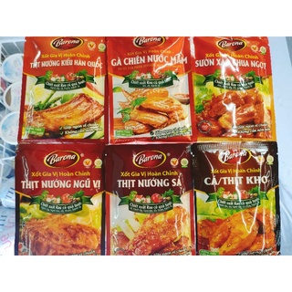 Xốt Gia Vị Hoàn Chỉnh Barona 80g không cần nêm thêm gia vị