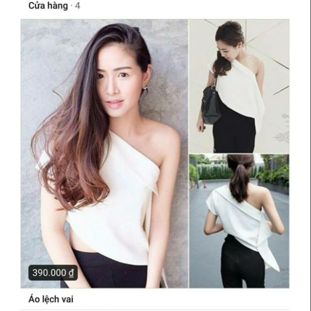 Thanh lya áo lệch vai new tag size S,M