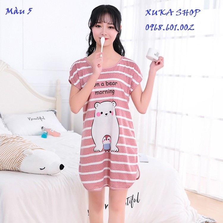 [ FREESHIP ĐƠN 50K ] VÁY NGỦ MẶC NHÀ KUTE - CHẤT COTTON SIÊU MÁT