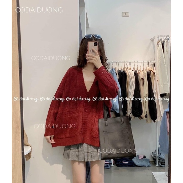 [ CÓ ẢNH THẬT + VIDEO TỰ QUAY ] Áo Khoác Cangidan Dâng Dài Có Túi Chất Len Dày Dặn Hàng Đẹp Loại 1 | BigBuy360 - bigbuy360.vn