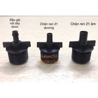 Chân ren 21 nối ống 6mm