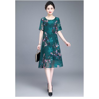 ĐẦM VOAN TRUNG NIÊN HỌA TIẾT CAO CẤP