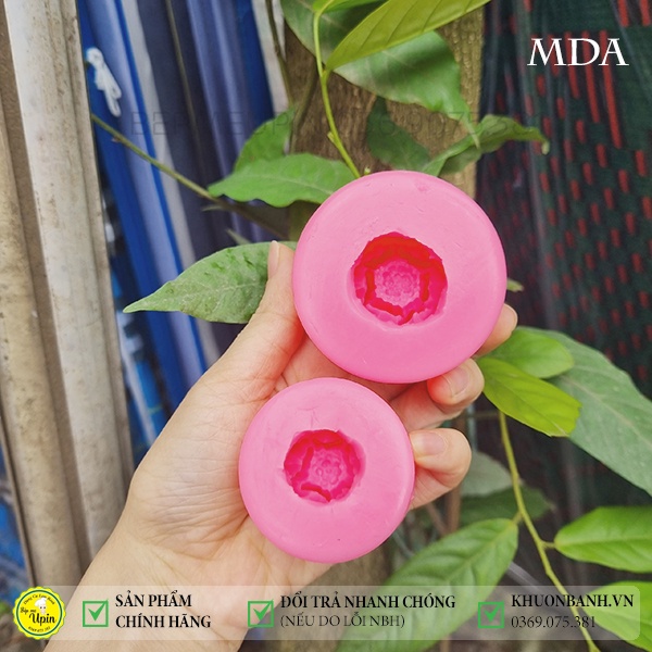 sét 2 Khuôn silicon hoa cẩm chướng mã MDA