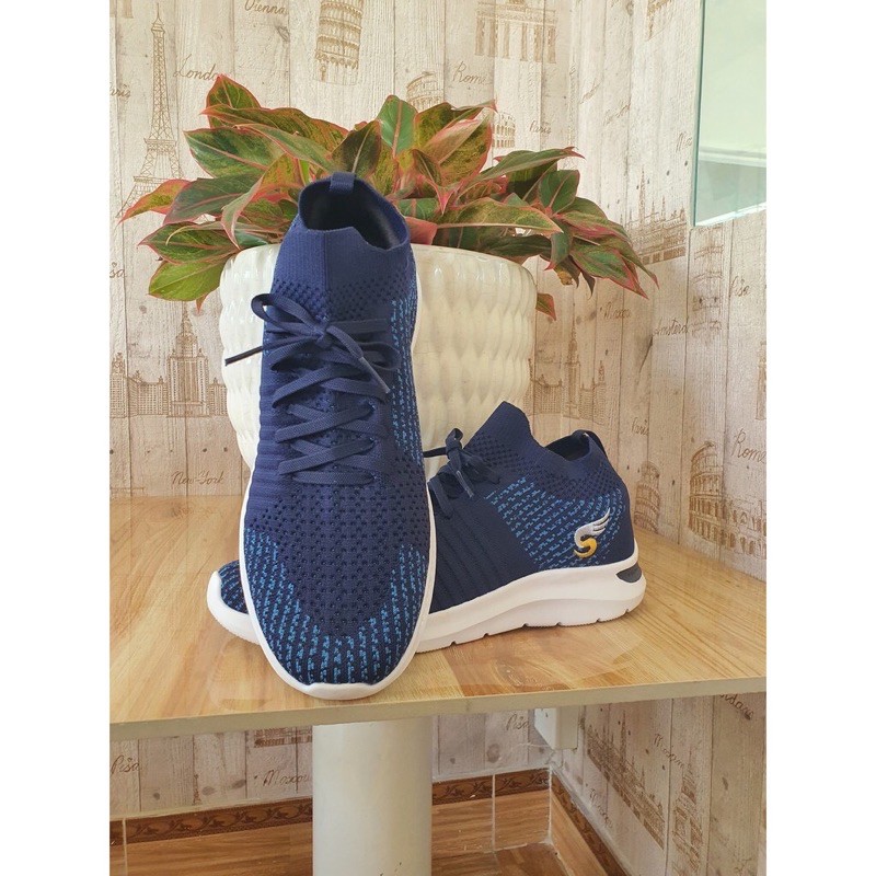[Giày VNXK] Giày thể thao nam nữ năng động 💖FREESHIP💖 sneaker Sshoes êm nhẹ, tập gym, đi bộ, đi chơi, chạy bộ 144-3-NAV | BigBuy360 - bigbuy360.vn