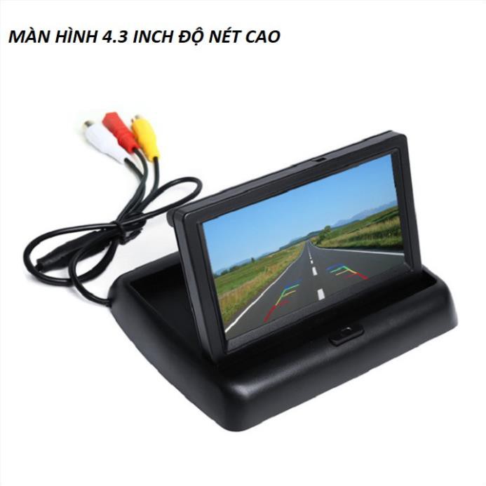 [DEAL HOT]MÀN HÌNH TAPLO 4.3 INCH DẠNG GẬP TRÊN Ô TÔ