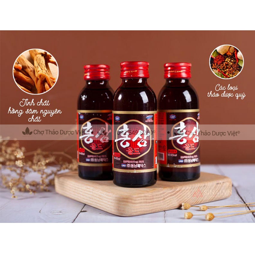 Nước giải khát vị hồng sâm hàn quốc  - Chợ Thảo Dược Việt