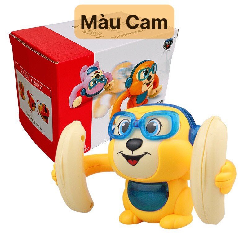 ĐỒ CHƠI KHỈ CẢM ỨNG NHÀO LỘN 360• phát nhạc