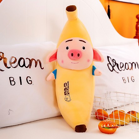 Gấu Bông Gối Ôm  Mặt Heo Cute | Gấu Bông Hama