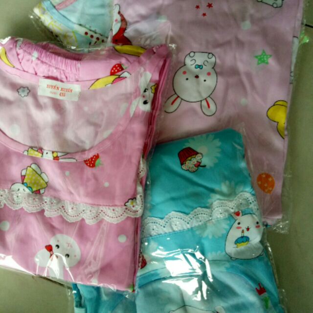 Combo 4 bộ bé gái