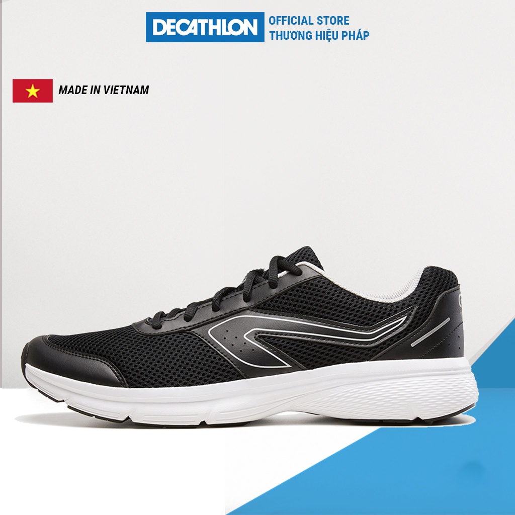 Giày thể thao nam DECATHLON Kalenji Run Cushion - Đen