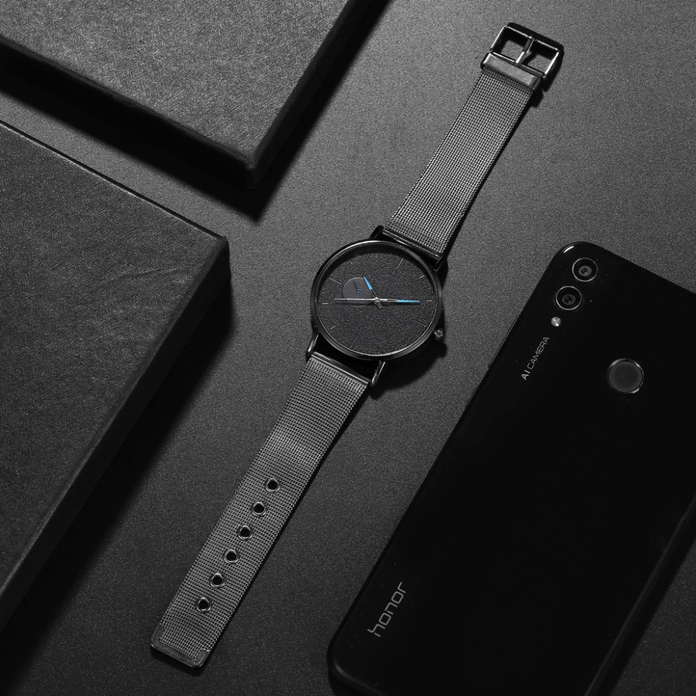 Đồng hồ đeo tay nam cơ CiCi chính hãng dây thép lưới thời trang cao cấp kim dạ quang giá rẻ DH007 - HÀNG MỚI VỀ