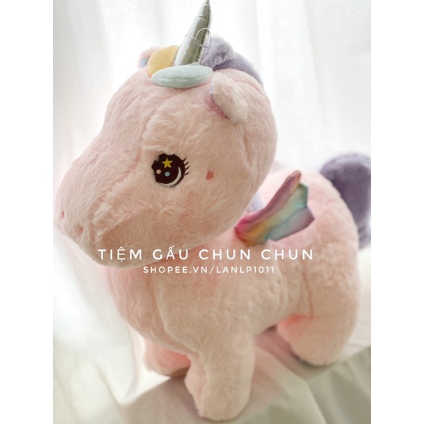 Gấu bông ngựa Pony Unicorn sz to 65-70cm