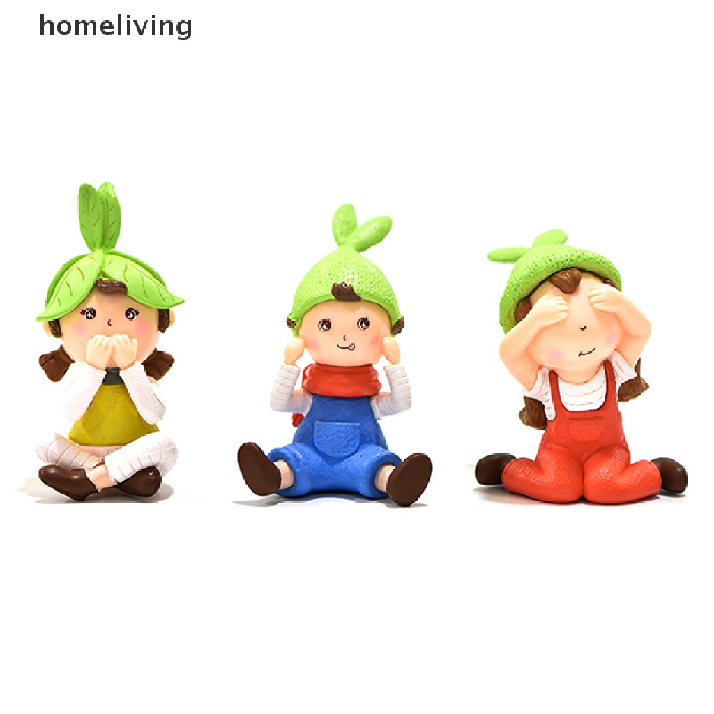 Tượng hình bé gái nhỏ cổ tích đáng yêu dành cho trang trí sân vườn tiểu cảnh thủ công làm quà tặng
