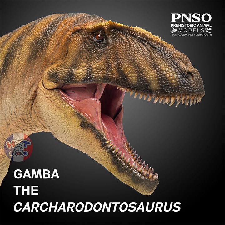 Mô hình Khủng Long Carcharodontosaurus PNSO 50 2021 tỉ lệ 1/35 chính hãng