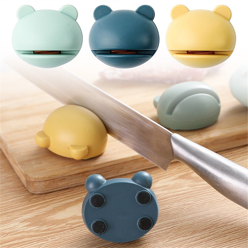 Dụng cụ mài dao thiết kế chú ếch hoạt hình sang trọng tiện lợi dành cho nhà bếp