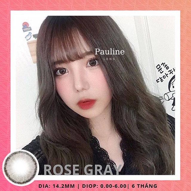 Kính áp tròng Rose gray
