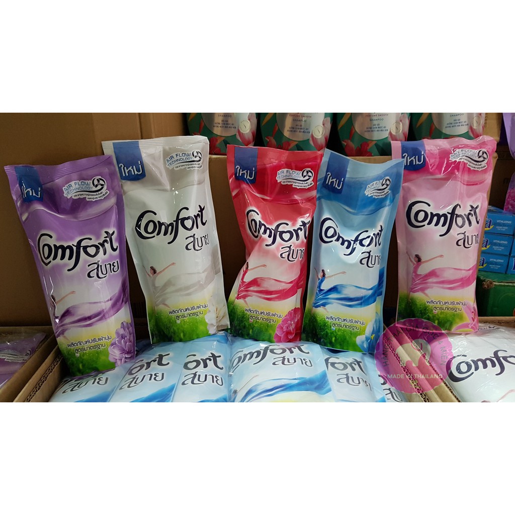 Túi nước xả vải Comfort Thái Lan 580ml thơm nức mũi