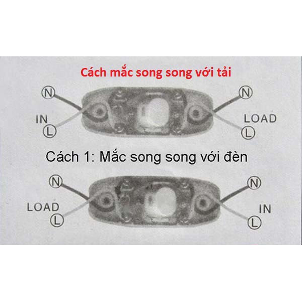 Công tắc bật tắt quả nhót MÀU ĐEN/TRẮNG - Có đèn báo - Tiếp điểm bằng đồng