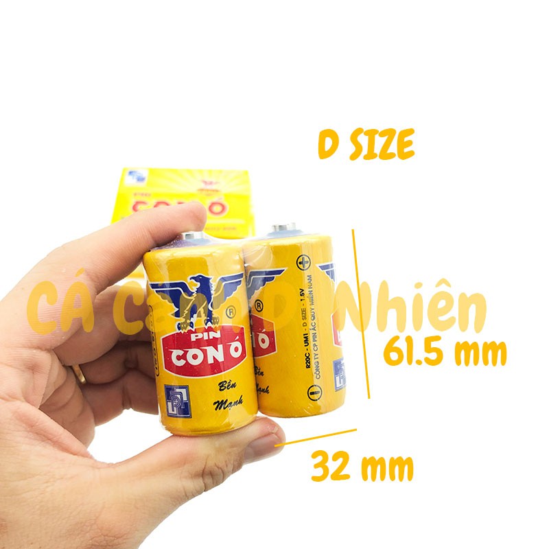 Compo 2 cục pin con ó Đại SIZE D 1.5V Pinaco