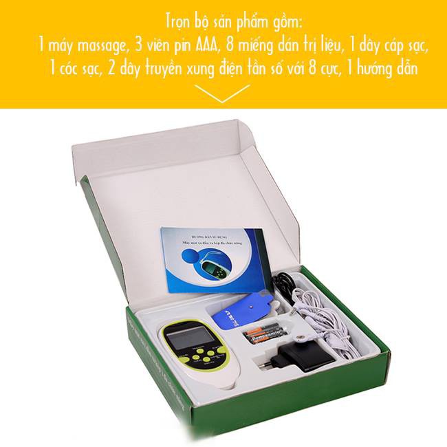 Máy massage xung điện 8 miếng dán trị nhức mỏi cơ thể