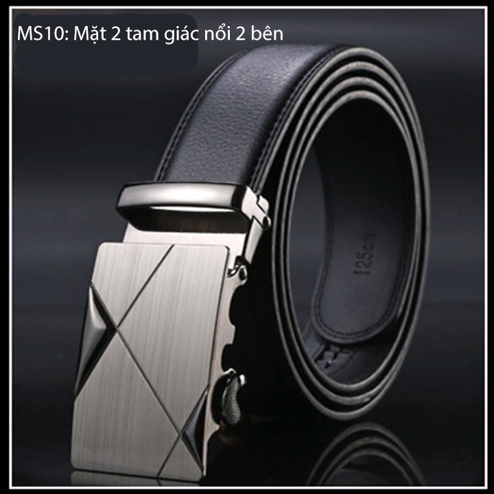 Thắt lưng nam khóa tự động chỉ may 2 bên chắc chắn