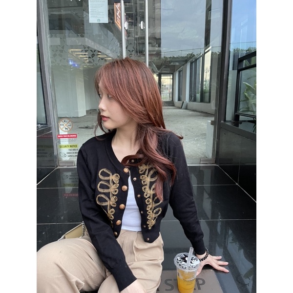 Áo len croptop voan nơ ~ 𝗫𝘂𝗸𝗮.𝘄𝗲𝗮𝗿