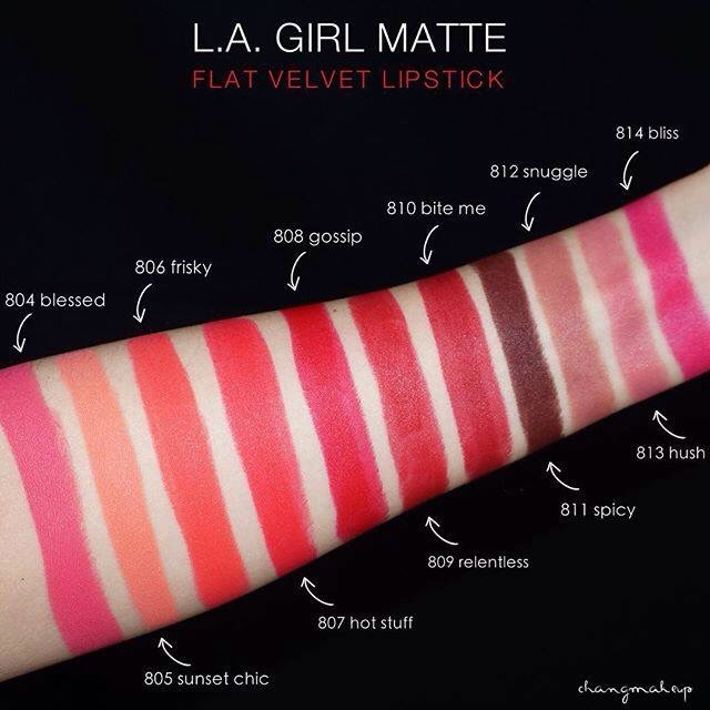 Son thỏi LA Girl Matte 