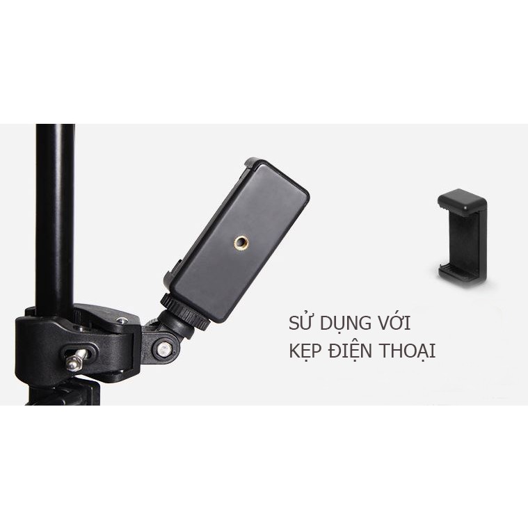 Kẹp càng cua gắn điện thoại - action cam + kẹp điện thoại