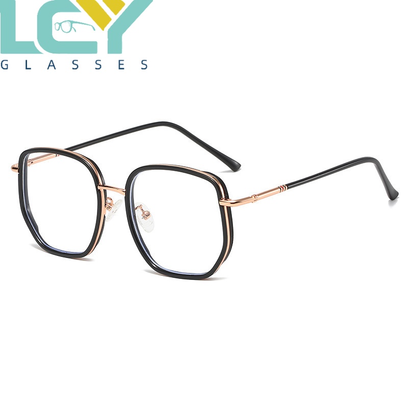 Mắt Kính TR90 Chống Ánh Sáng Xanh Siêu Nhẹ Thời Trang Cho Nữ Cận 6053