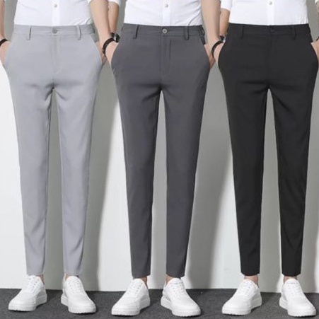 Quần tây nam học sinh ống ôm vải mềm dày co dãn big size mẫu mới nhất cao cấp KEN_STORE