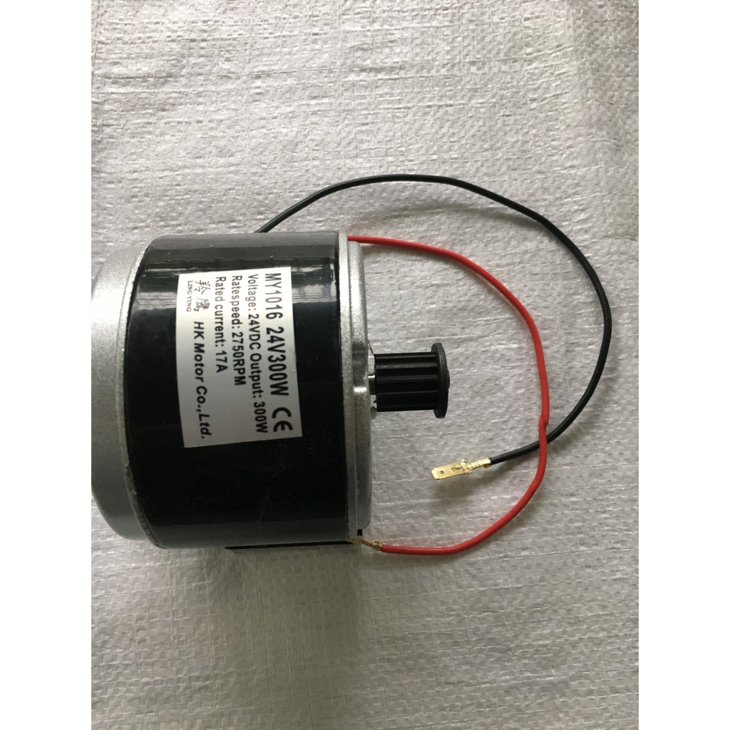 Motor 24V 250W 300W Chạy buly dây Curoa 5M