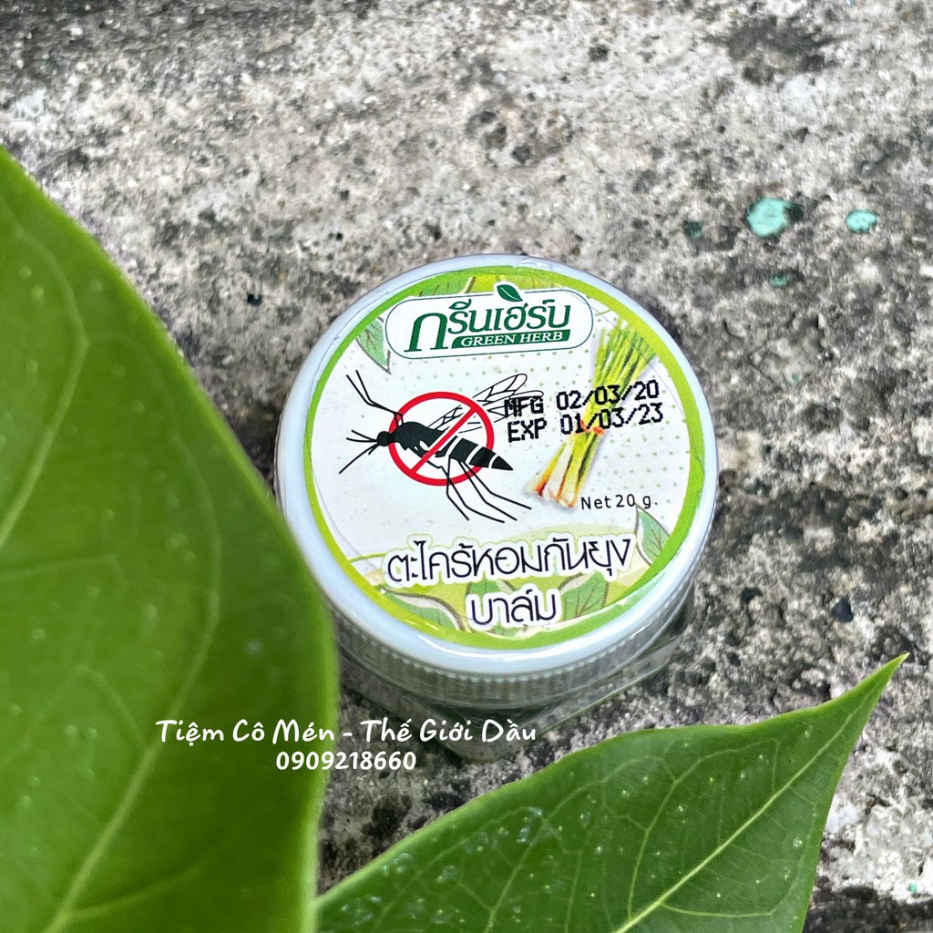 Dầu Cù Là Sả Đuổi Muỗi Green Herb Thái Lan - Hàng Nội Địa Thái - Sản Phẩm Được Ưa Chuộng