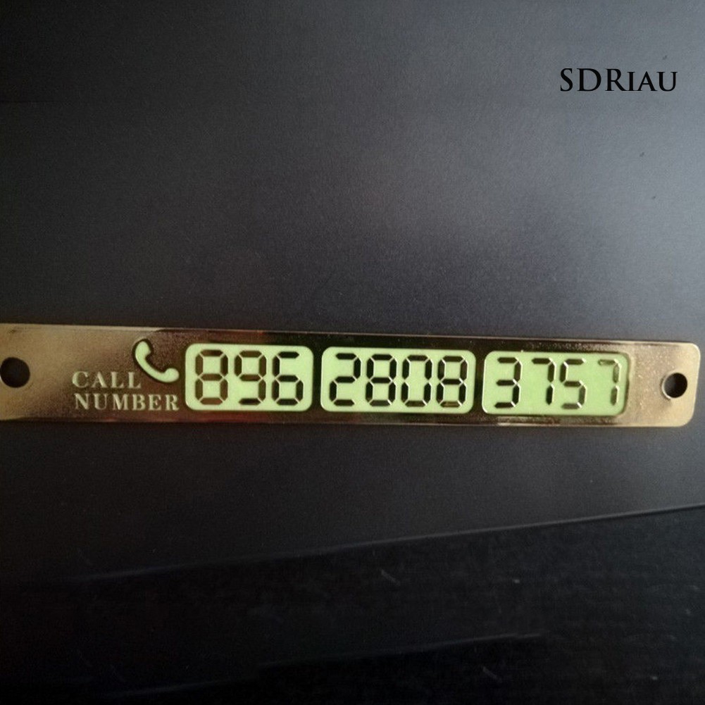 Bảng Hiển Thị Số Điện Thoại Phát Sáng Cho Xe Ô Tô