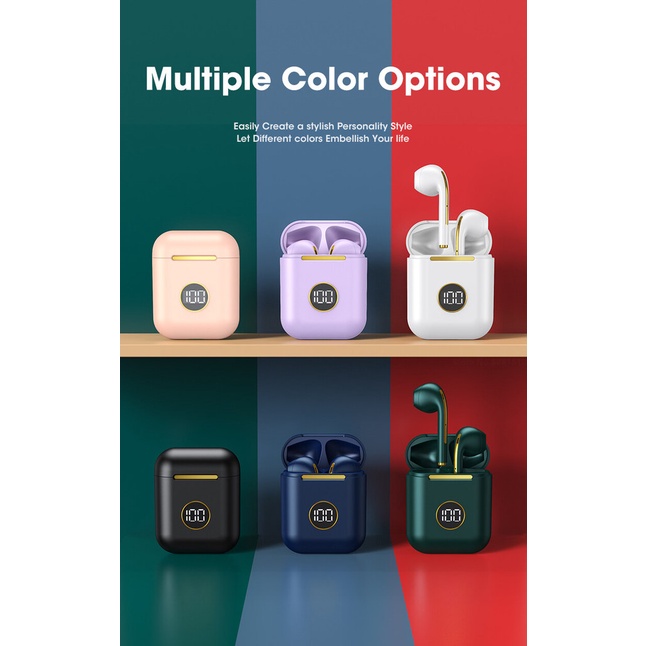 Tai Nghe Không Dây TWS J18s Sạc Nhanh Có Mic