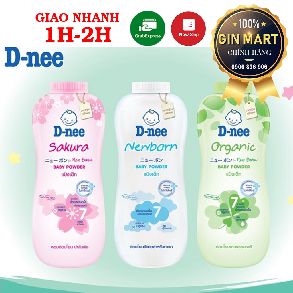 Phấn Thơm Em Bé Dưới 2 Tuổi Dnee 350g Thái Lan