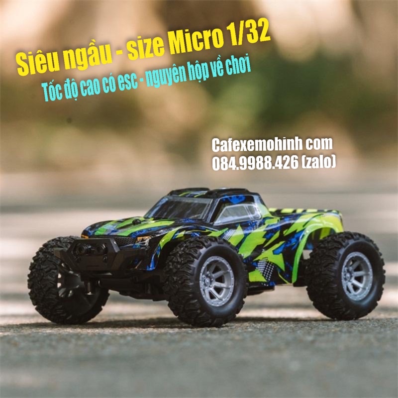 xe điều khiển Mini xmaxx 1/32 tốc độ cao đúng chất Rc có điều tốc ESC